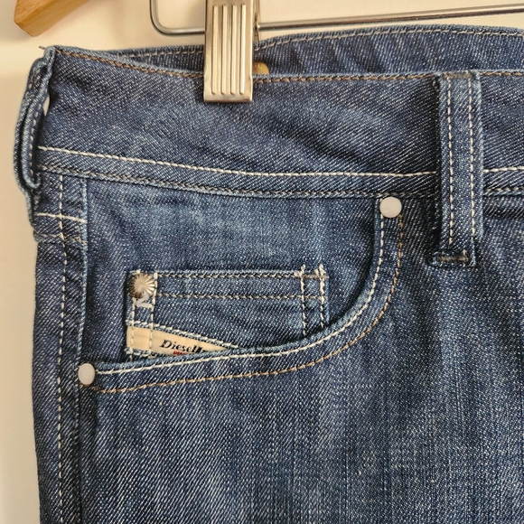 Diesel Denim Mermaid Maxi Skirt Size 29 Blue - Picture 6 of 12